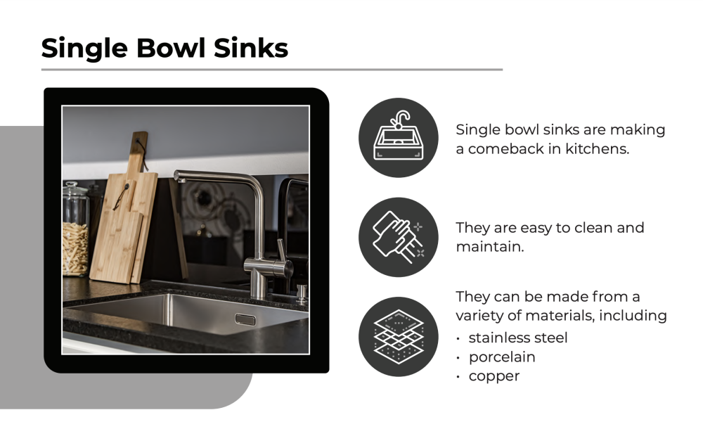 single bowl sink