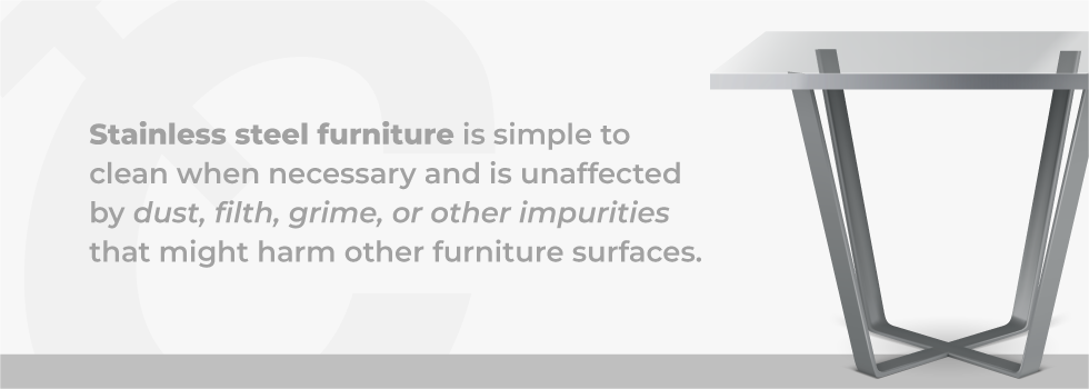 stainless steel furniture