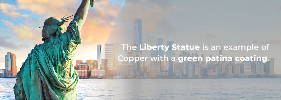 statue of liberty is copper