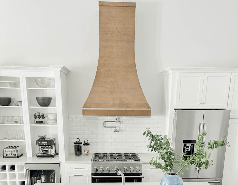 copper range hood