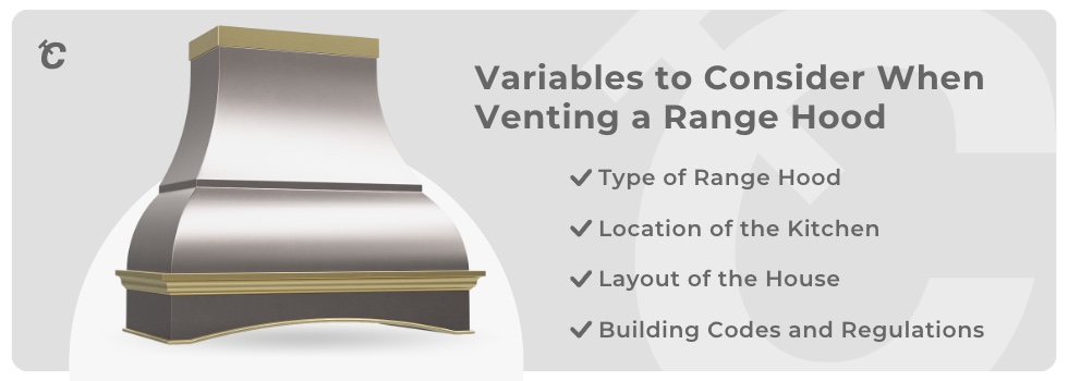 venting a range hood variables