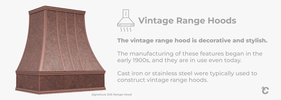 best vintage range hoods