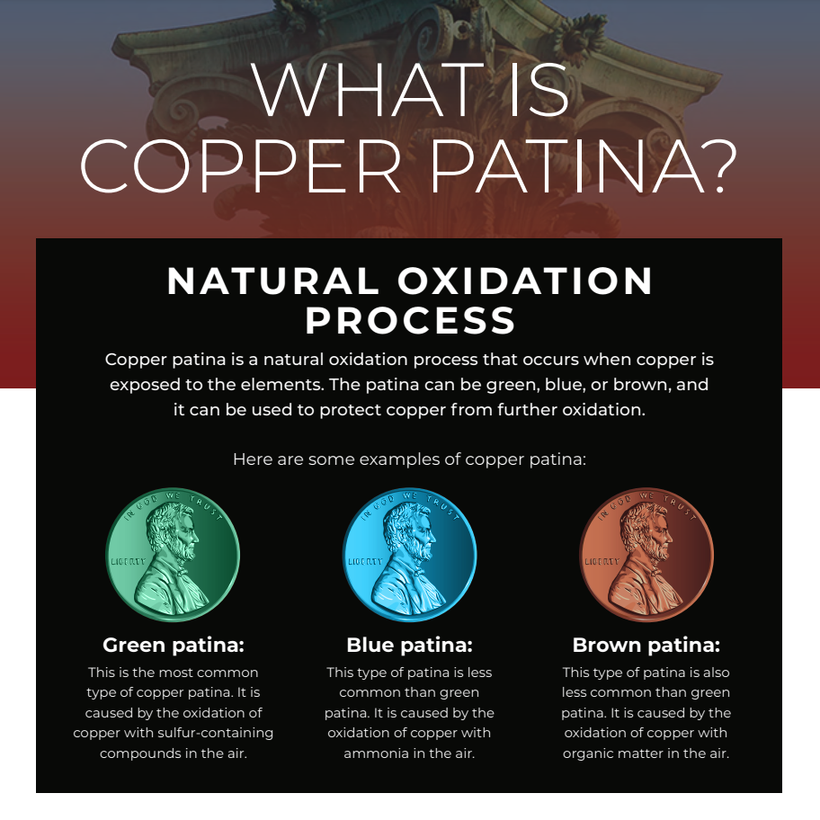 what is copper patina