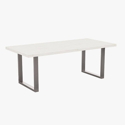 white waterstone dining table