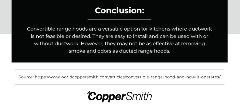 why buy a convertible range hood 