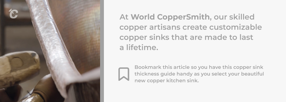 world coppersmith sinks