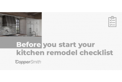 Before you start your kitchen remodel checklist! 