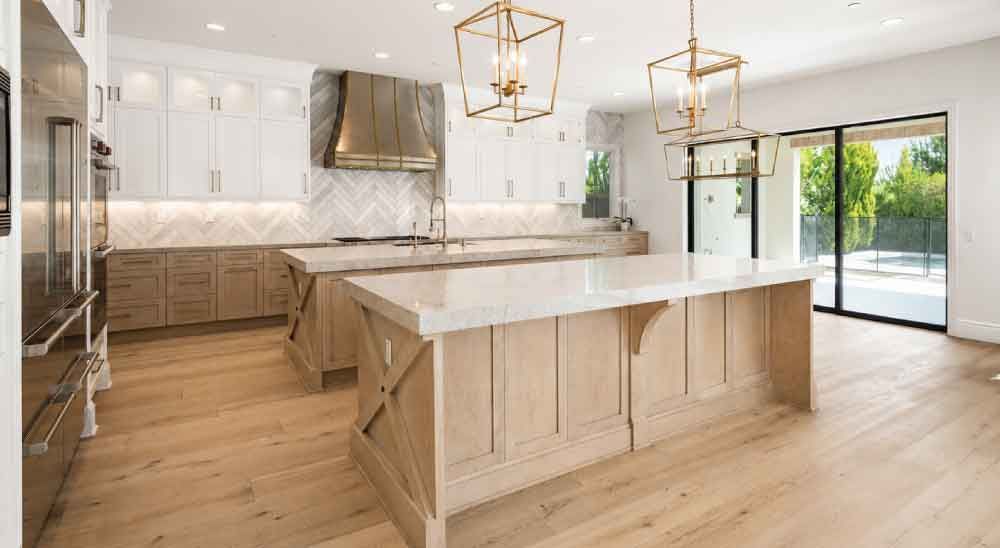 Stainless & Brass Shine in This Contemporary Orange County Kitchen