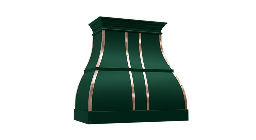 6 Awesome Green Range Hoods