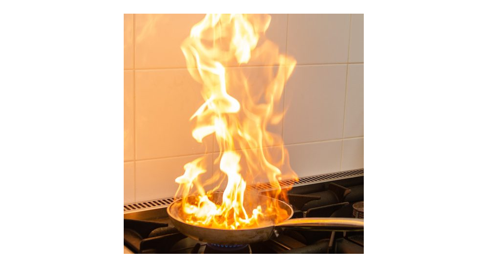 How to Stop a Kitchen Fire Immediately
