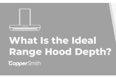What is the ideal range hood depth?