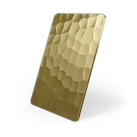 Brass - Burnished - Hand Hammered