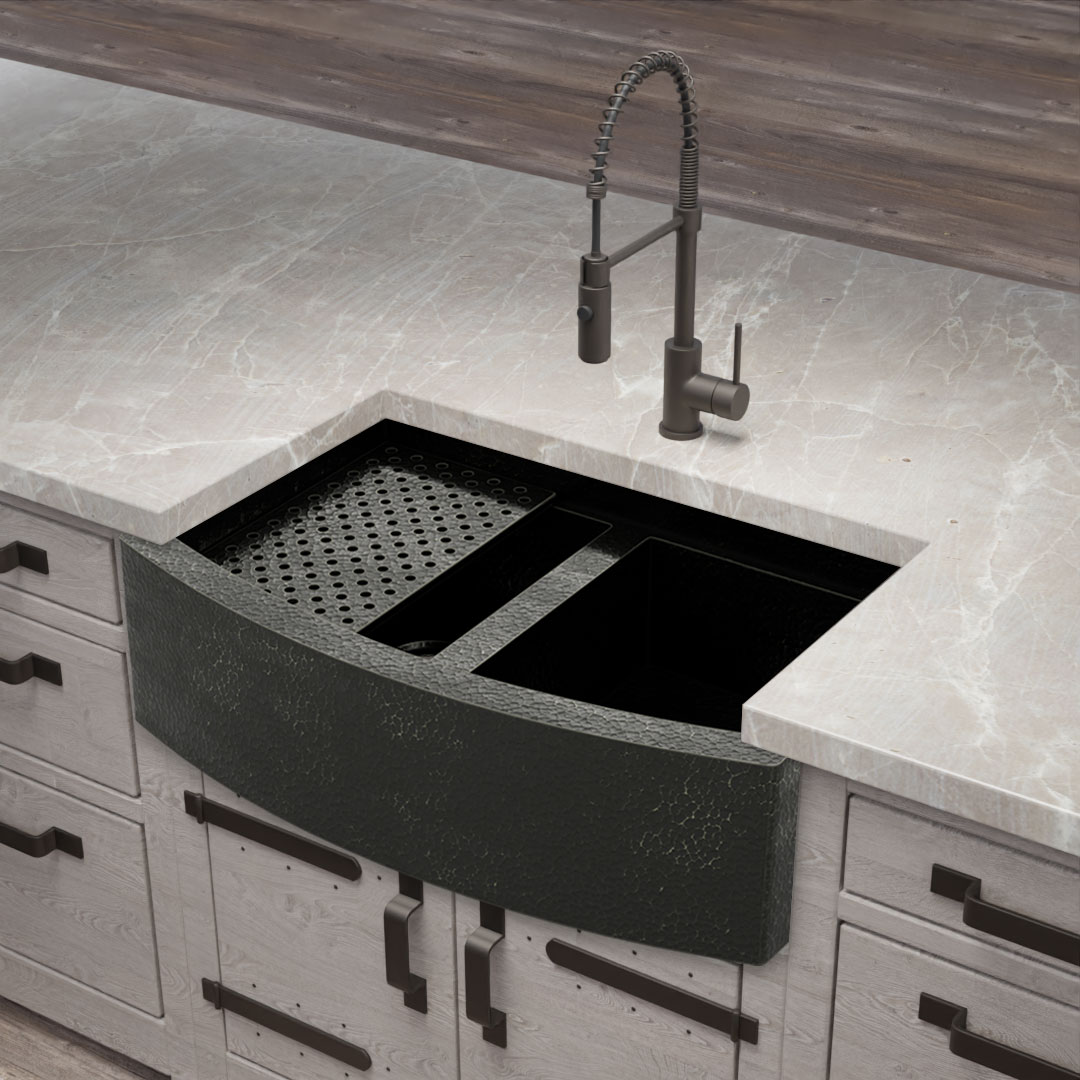 CopperSmith Hammered Farmhouse Sink