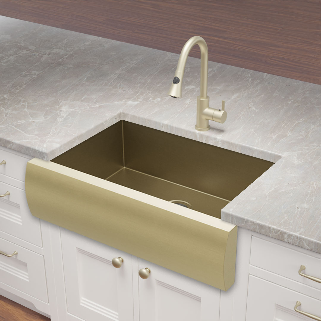 Brass Apron Sink