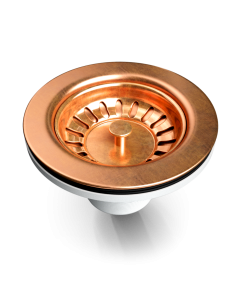 3.5" Natural Copper Basket Sink Drain