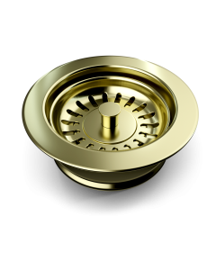 3.5" Polished Brass Disposal Sink Drain