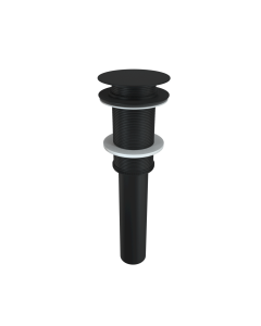 1.5" Black Bathroom Sink Pop Up Drain