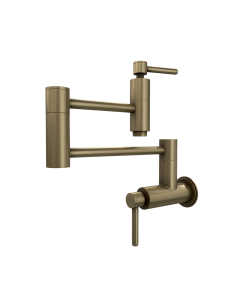Modern Style - Pot Filler Faucet - Vintage Brass