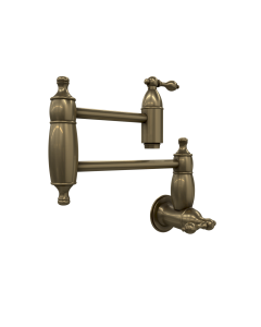 Classic Style - Pot Filler Faucet - Vintage Brass