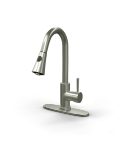 Premium Kitchen Faucet - Pull Down Spout - Satin Nickel