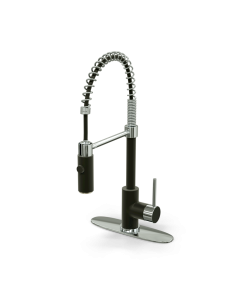 Pro-Rinse Faucet - Pull Down - Matte Black & Chrome