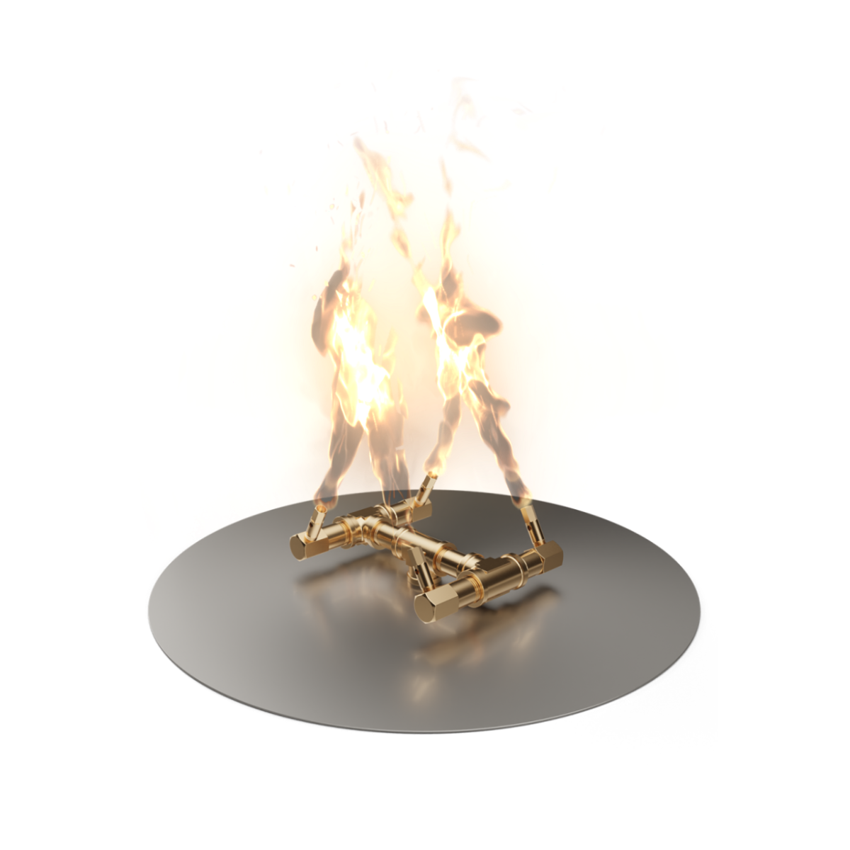 Round Gas Fire Pit Kit