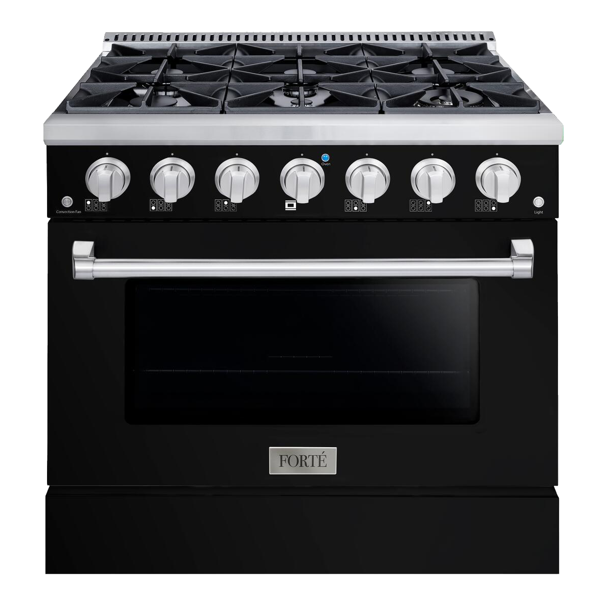 The Luxury 36” FORTÉ Freestanding Gas Range in White is Here