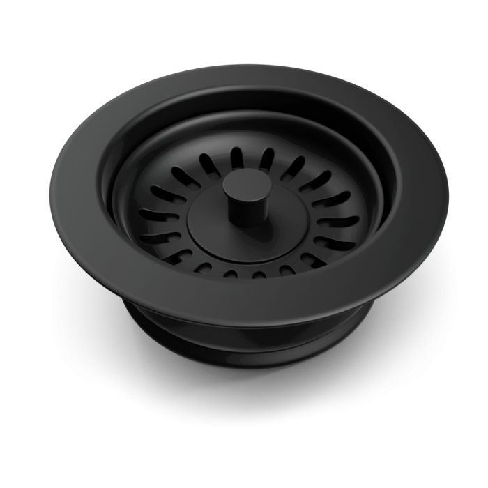 3.5 Matte Black Kitchen Sink Drain