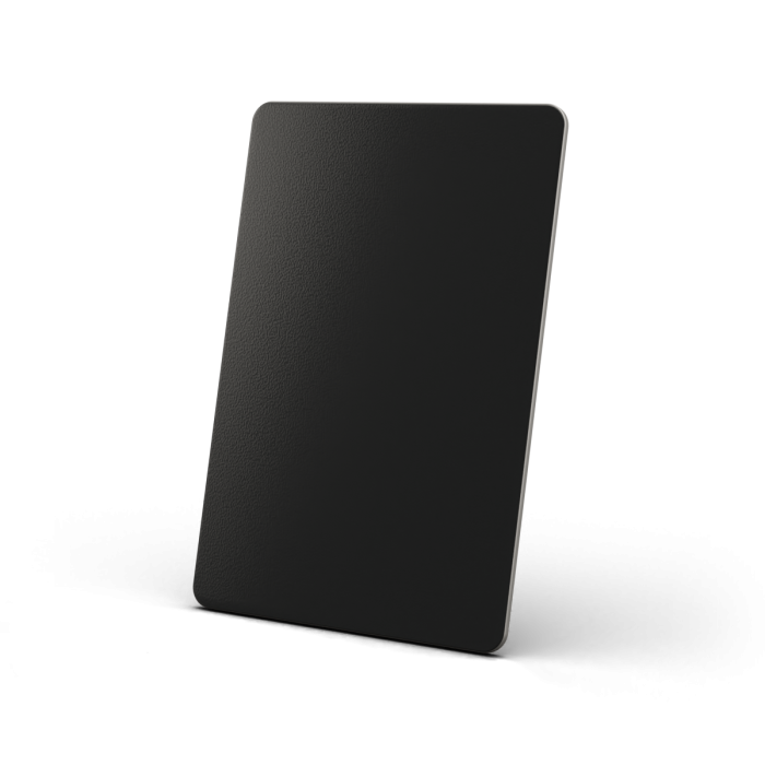Stainless Steel - RAL 9011 - Graphite Black - Smooth Semi-Gloss