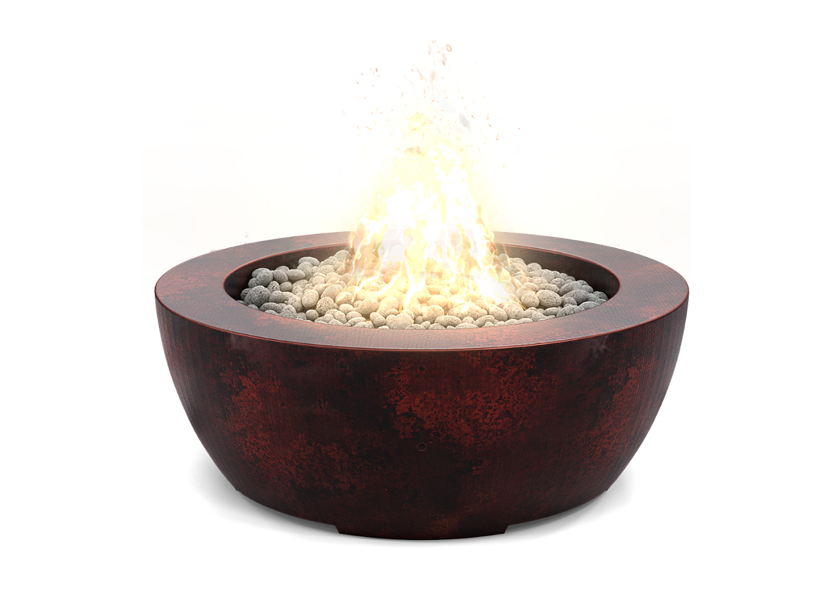 Copper Fire Pits Outdoor Gas Fire Pit CopperSmith