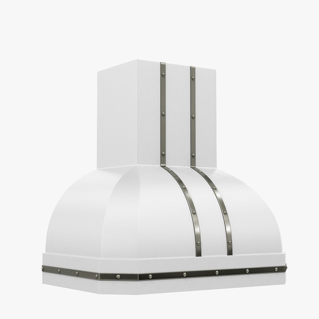 White Range Hoods White Stove Vents CopperSmith