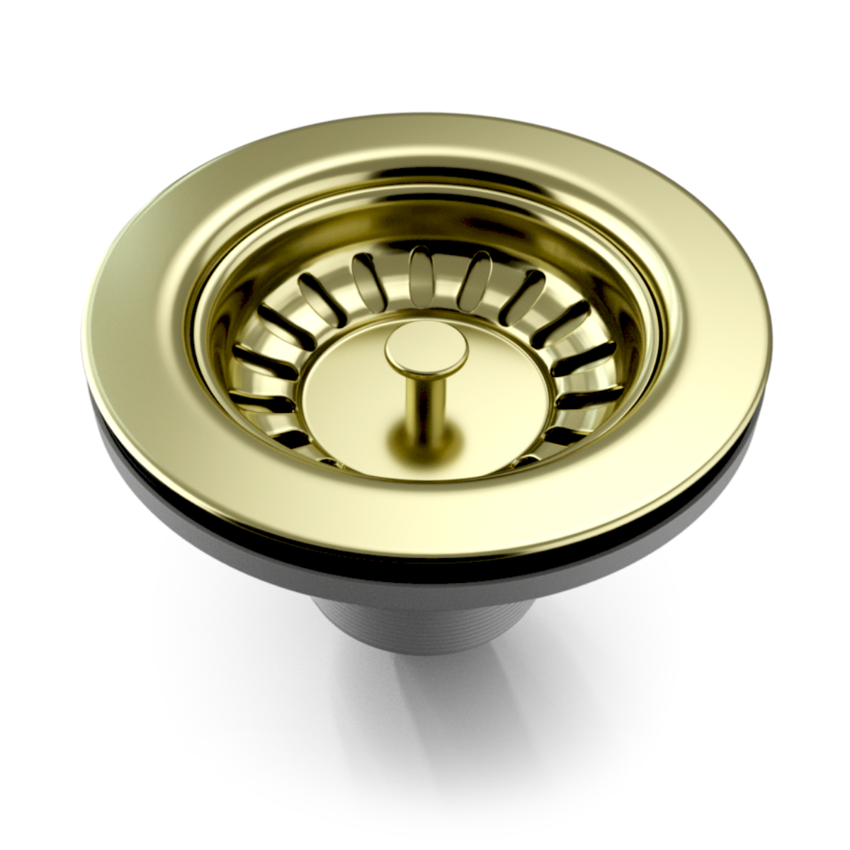 Brass - Polished Basket Drain