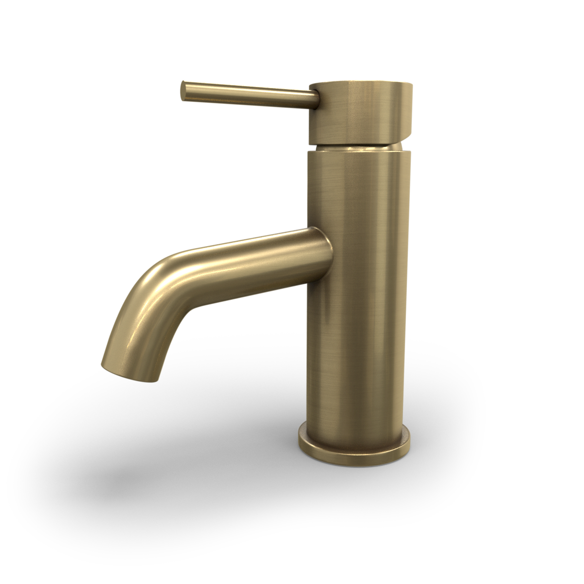 Low Profile Faucet - Antique Brass