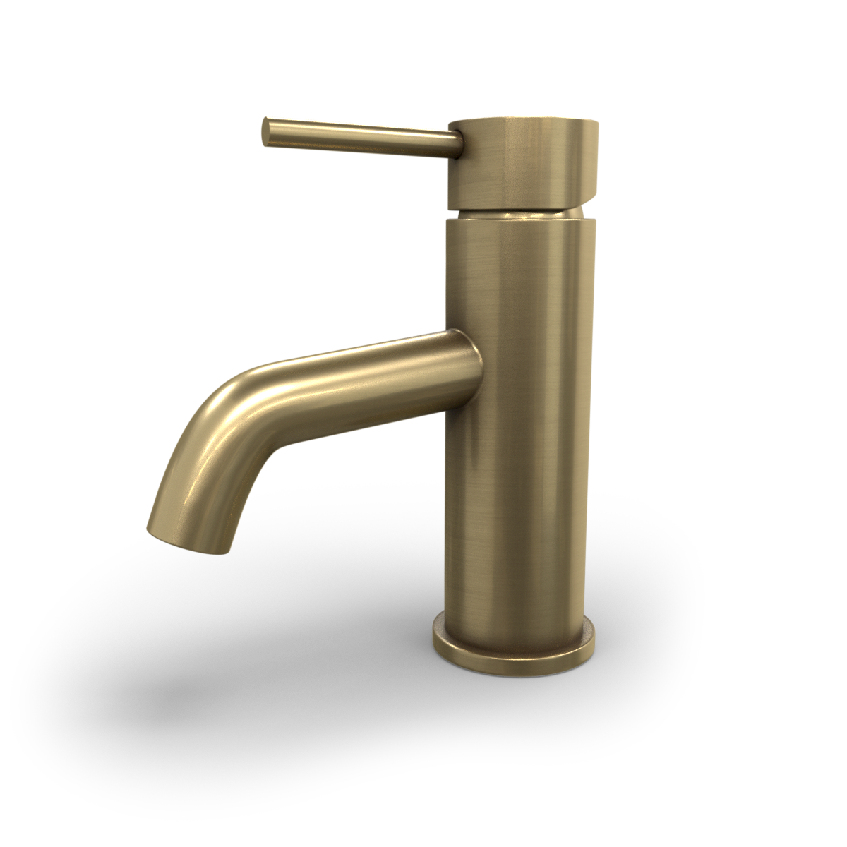 Low Profile Faucet - Antique Brass