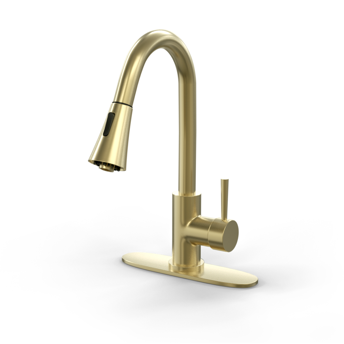 Premium Kitchen Faucet - Brushed Brass