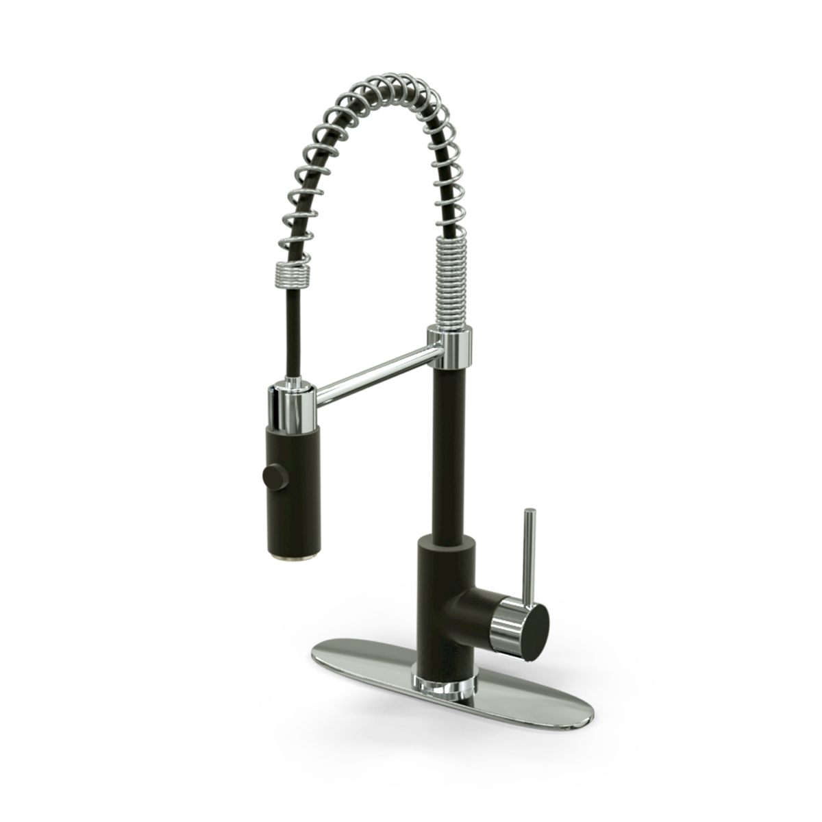 Pro-Rinse Faucet - Black & Chrome