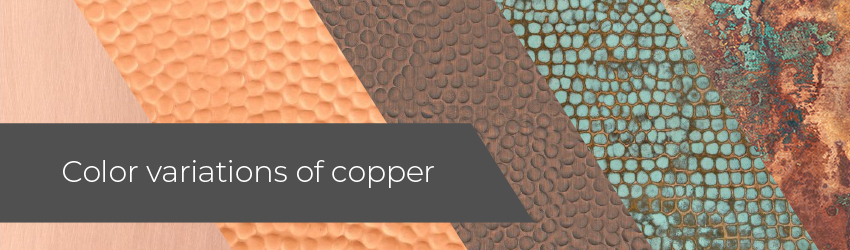 color variations of copper