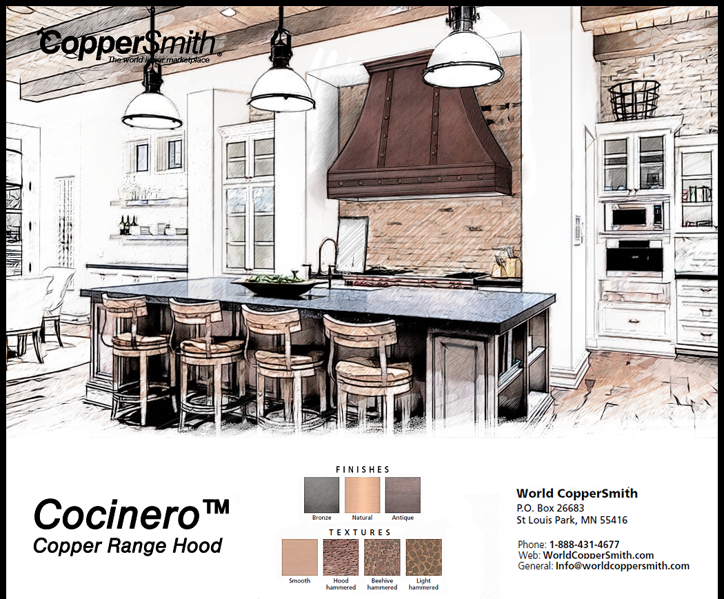 Copper Range Hood Designs   CopperSmith