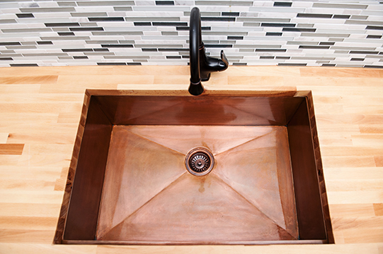 copper sinks